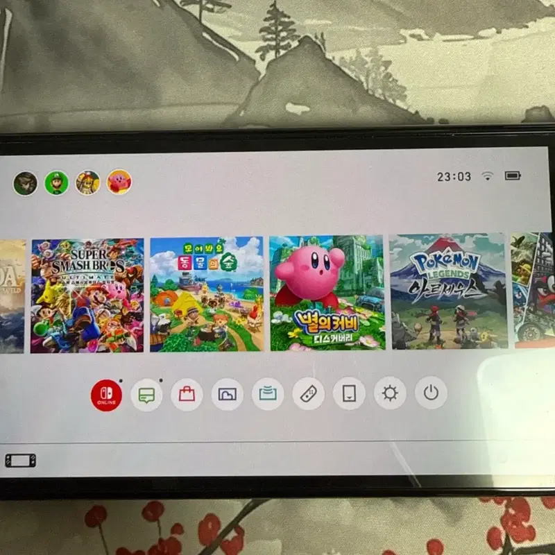 닌텐도 스위치1 oled + 내장칩5실물칩2