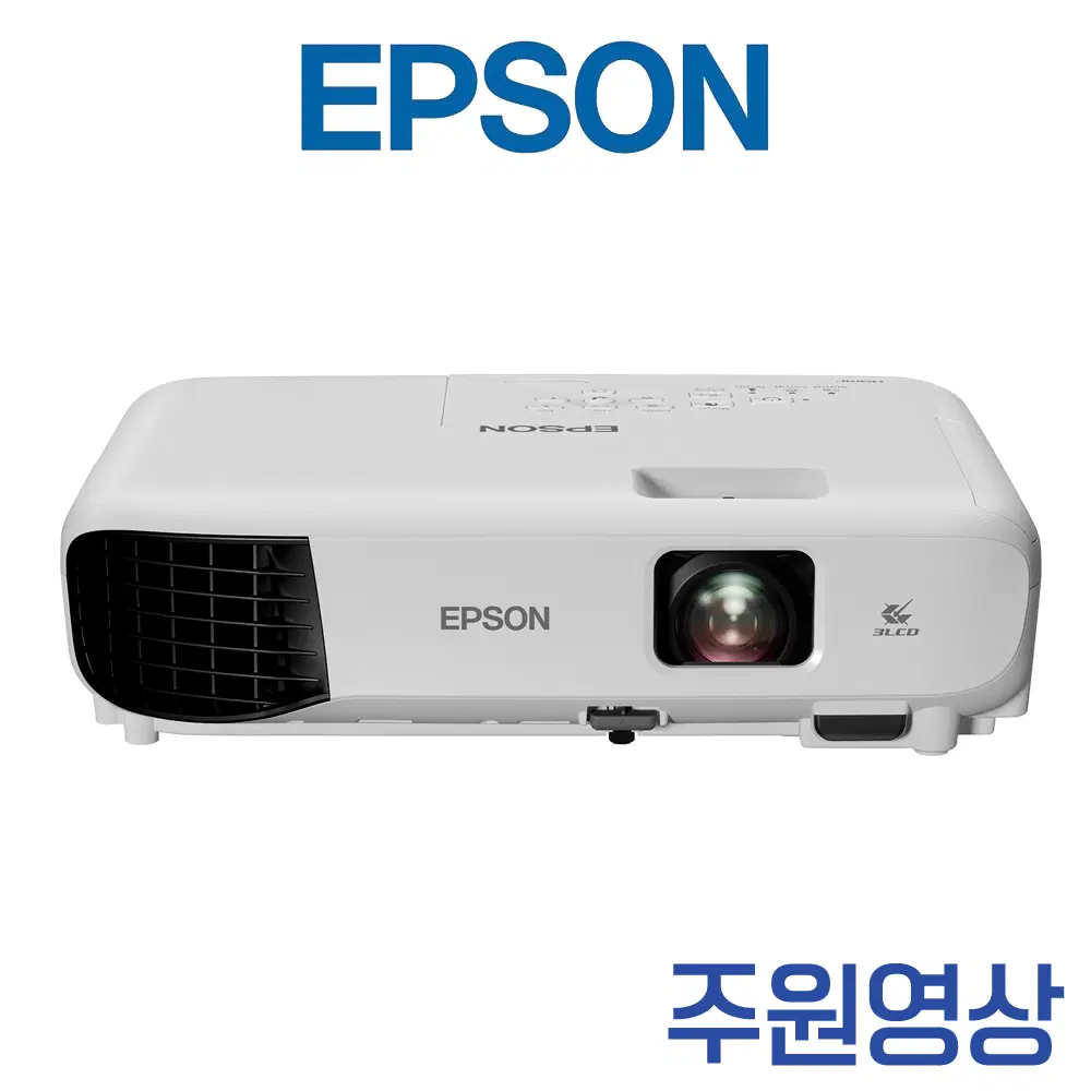 엡손 EB-E10 중고빔프로젝터 3600안시 소형슬림 업무 교육용 (100시간 미만)