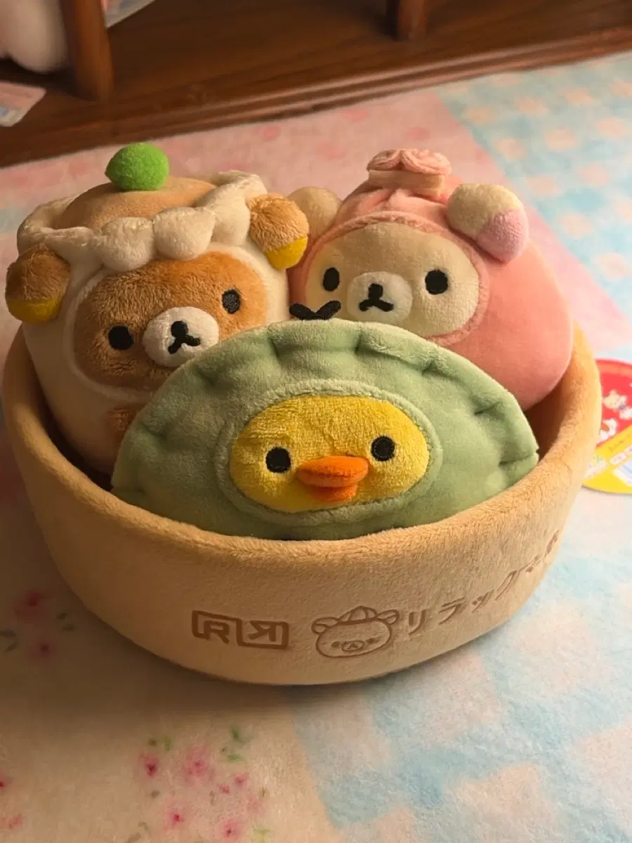 리락쿠마 딤섬 세트 인형 (택 O , 새상품)