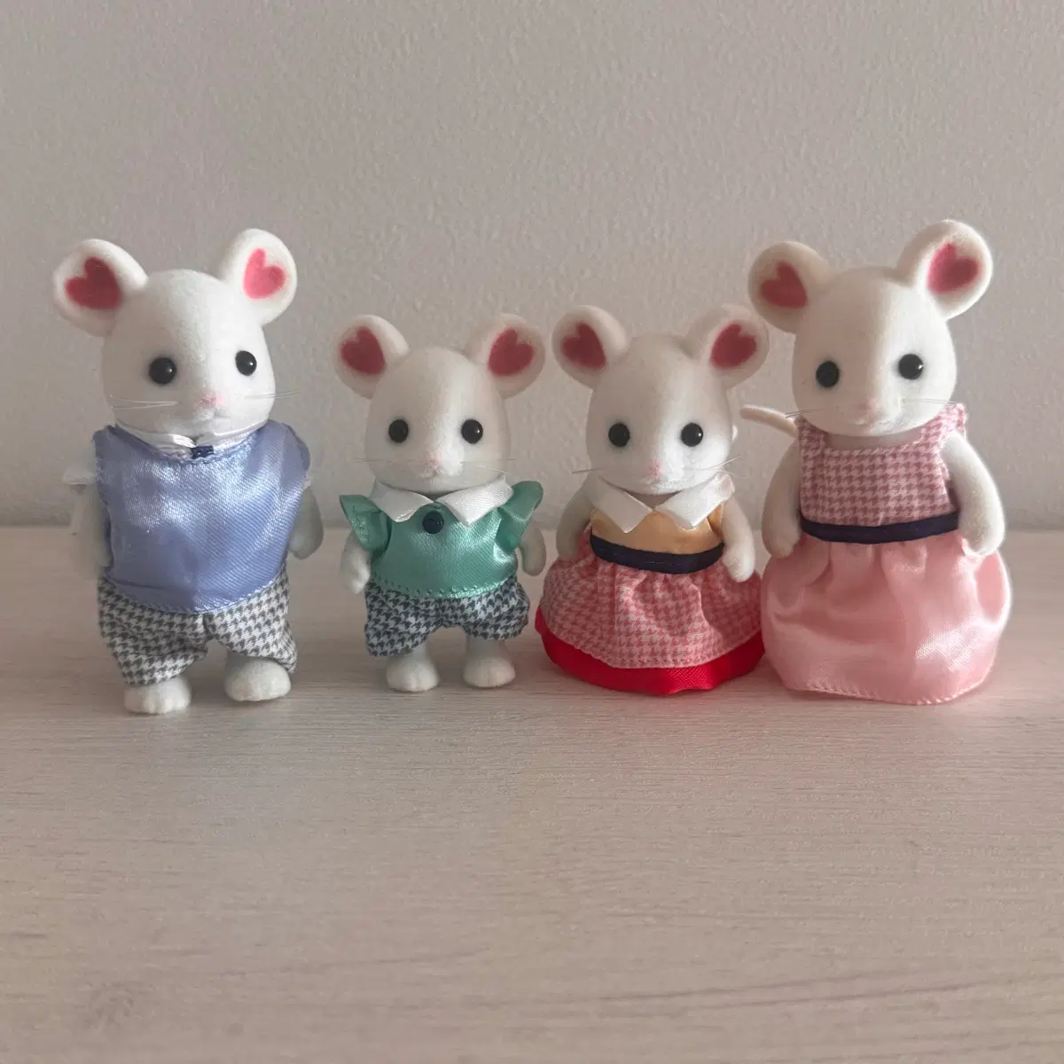 5308)실바니안 하트쥐 가족 마쉬멜로 마우스 가족