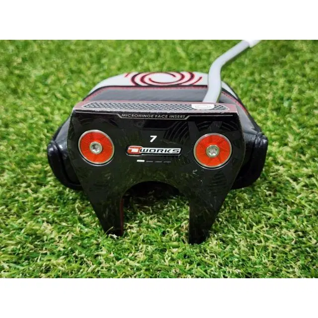 오딧세이 O-WORKS RED 7 33인치 정품 말렛 퍼터