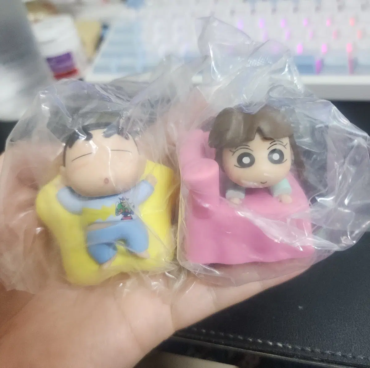 짱구는 못말려 쿠션 무드등 짱구+수지