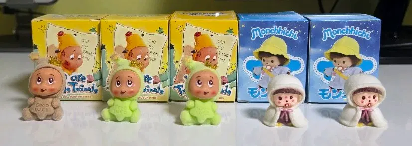 몬치치 & 트윙클트윙클 피규어 5종