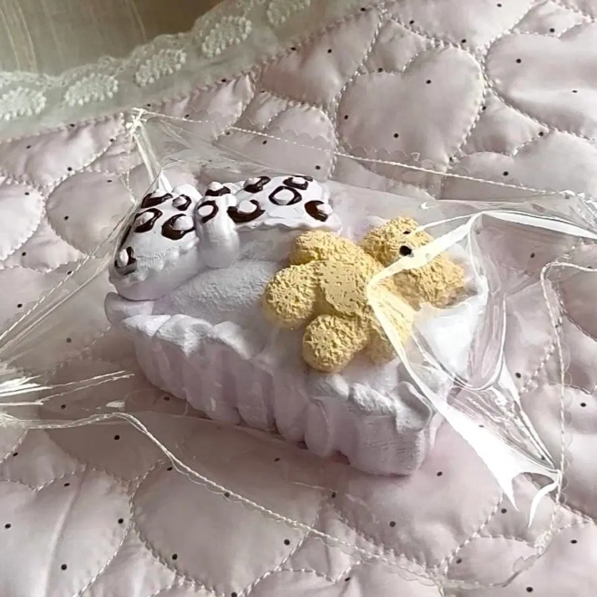 NaNaMi 리본 곰돌이 수제 말랑이