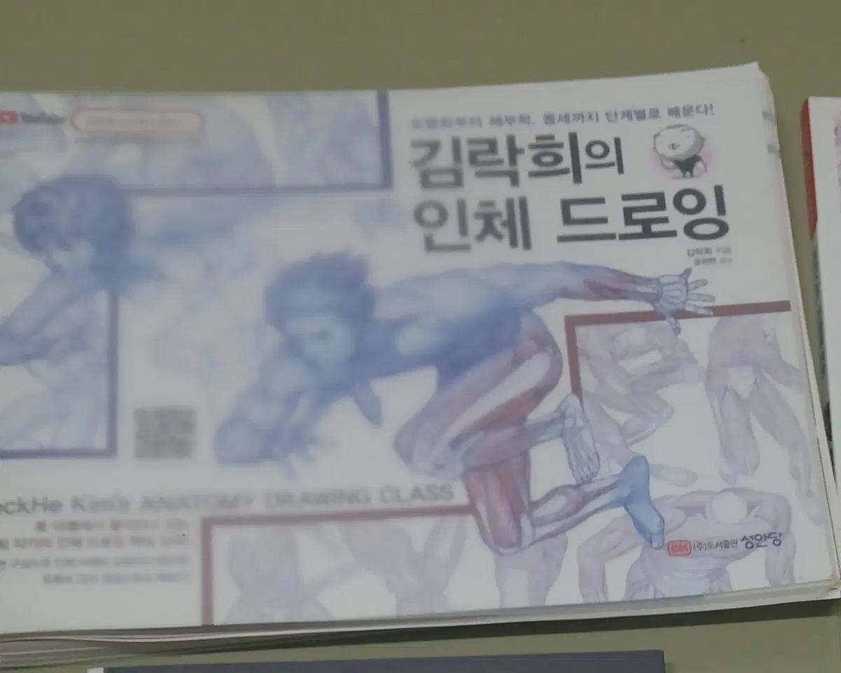 김락희의인체드로잉 스프링제본 드로잉책