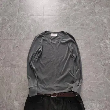 fade charcoal gray long sleeve grunge