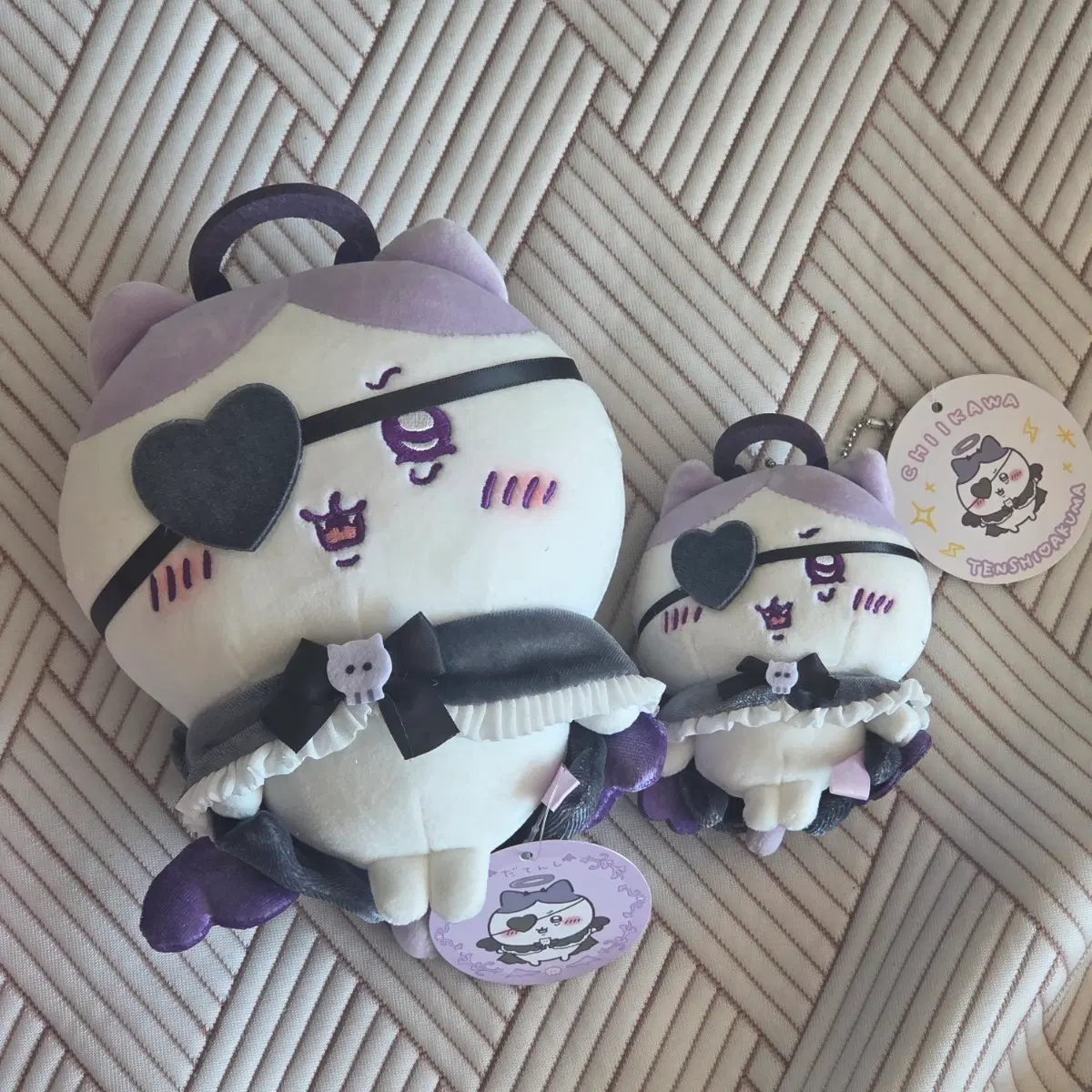 치이카와 악마 하치와레 누이 인형 + 마스코트 2종세트