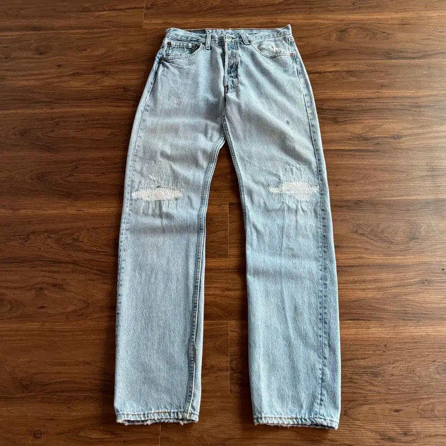 [31]90's 리바이스 Made in USA 501 리페어드 데님 팬츠