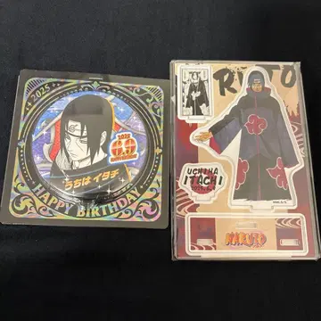 NARUTO 우치하 이타치 생일 캔뱃지 명장면 디오라마 피규어