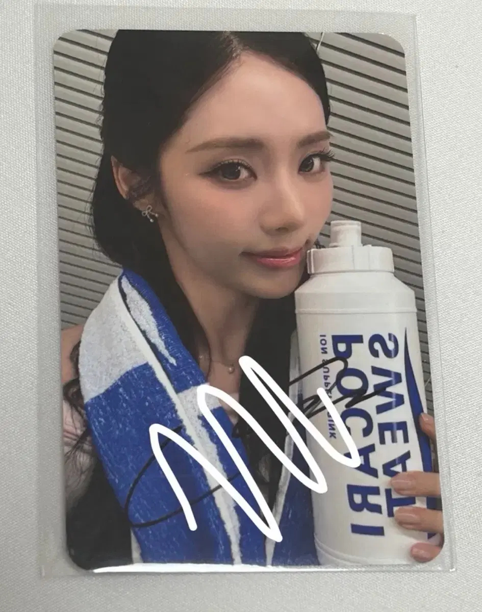 프로미스나인 박지원 비트로드 영통팬싸 청량버전 싸인포카