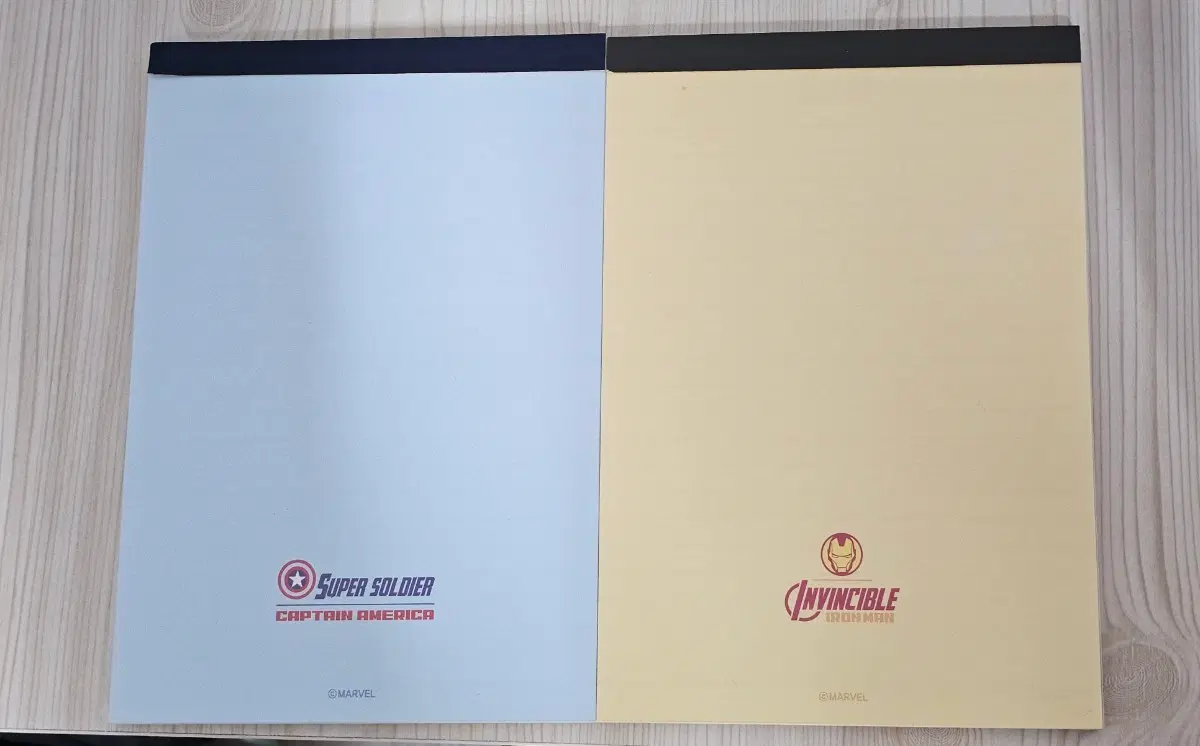 마블 아이언맨 캡틴아메리카 노트 새상품 일괄