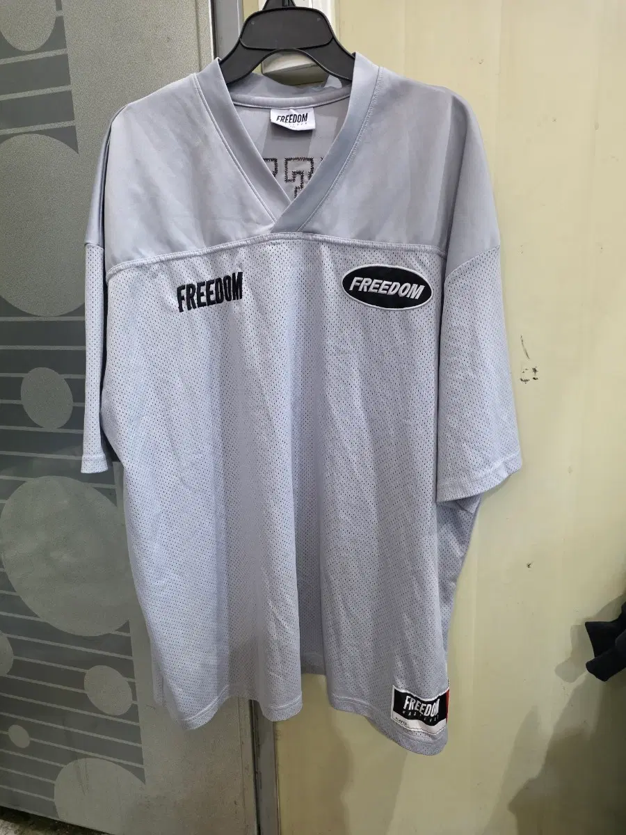 FREEDOM 프리덤 럭비 저지 그레이 2XL