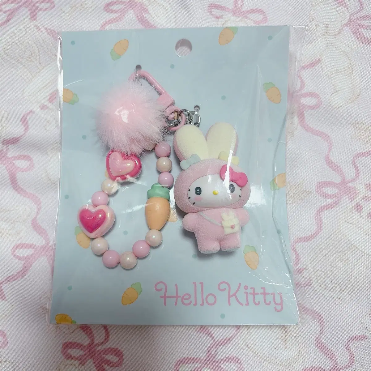 헬로키티 토끼키링