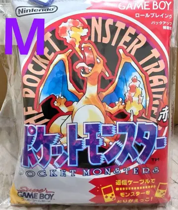 포켓몬스터 포켓몬 패키지 T셔츠 파우치 빨간색 M 리자몽