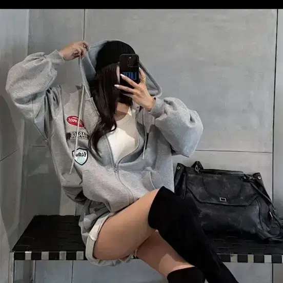 코즈캣 후드집업 세트