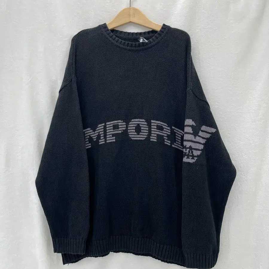 [Emporio Armani] 엠포리오 아르마니 크루넥 코튼니트