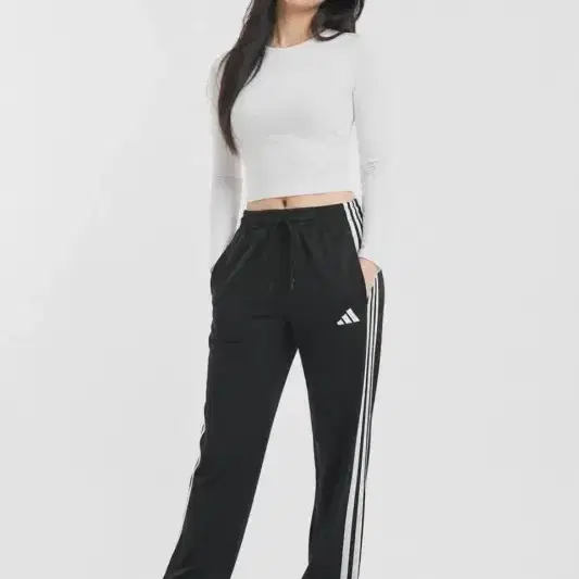 공용L/아디다스 로고 트레이닝 팬츠
