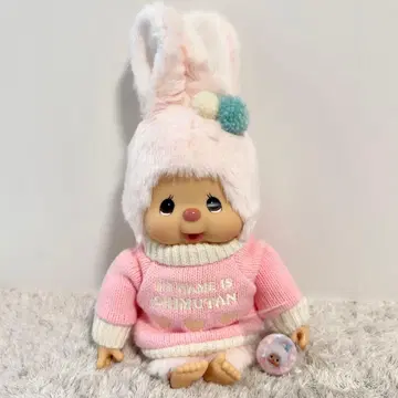 치무탄 따뜻한 니트 M 사이즈 몽치치 Monchhichi