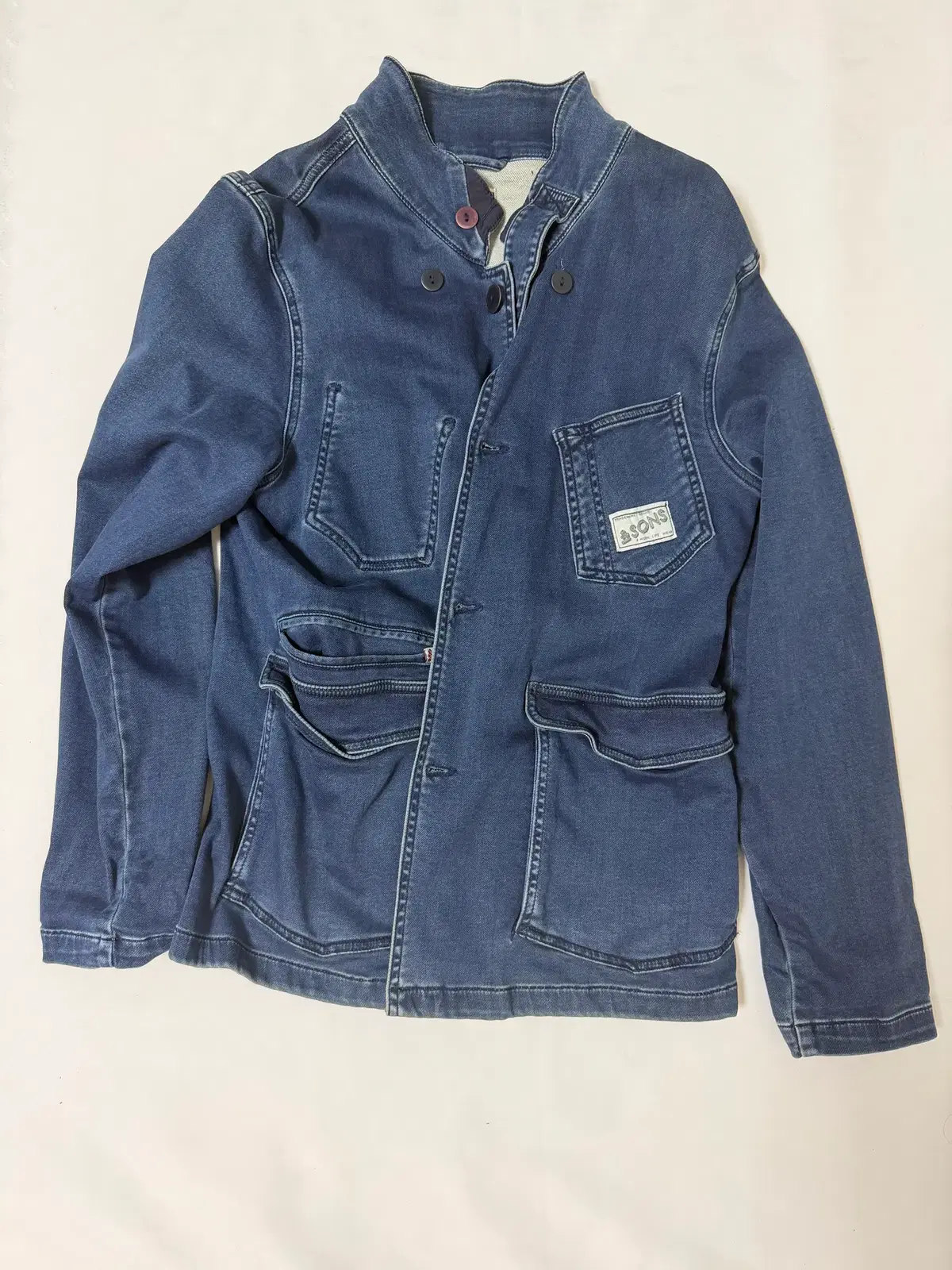 앤썬즈(&SONS) Carver 인디고 데님 워크 자켓(M)