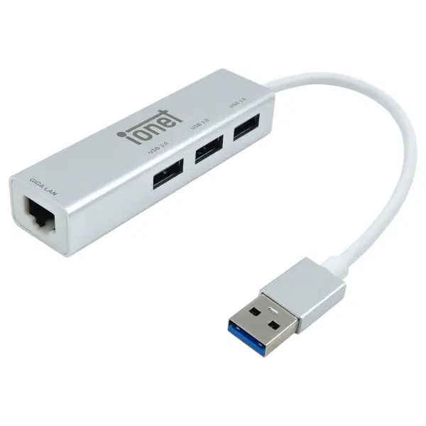 USB 3포트 허브 기가비트 유선랜카드