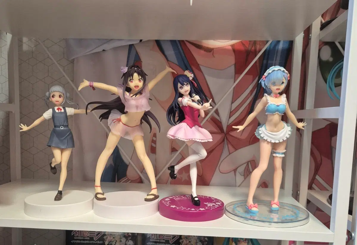 미소녀 피규어 6개 일괄 처분 합니당
