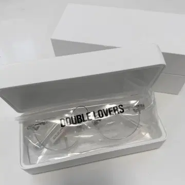 DOUBLE LOVERS 무테 안경 HEART CHEEK LOVE