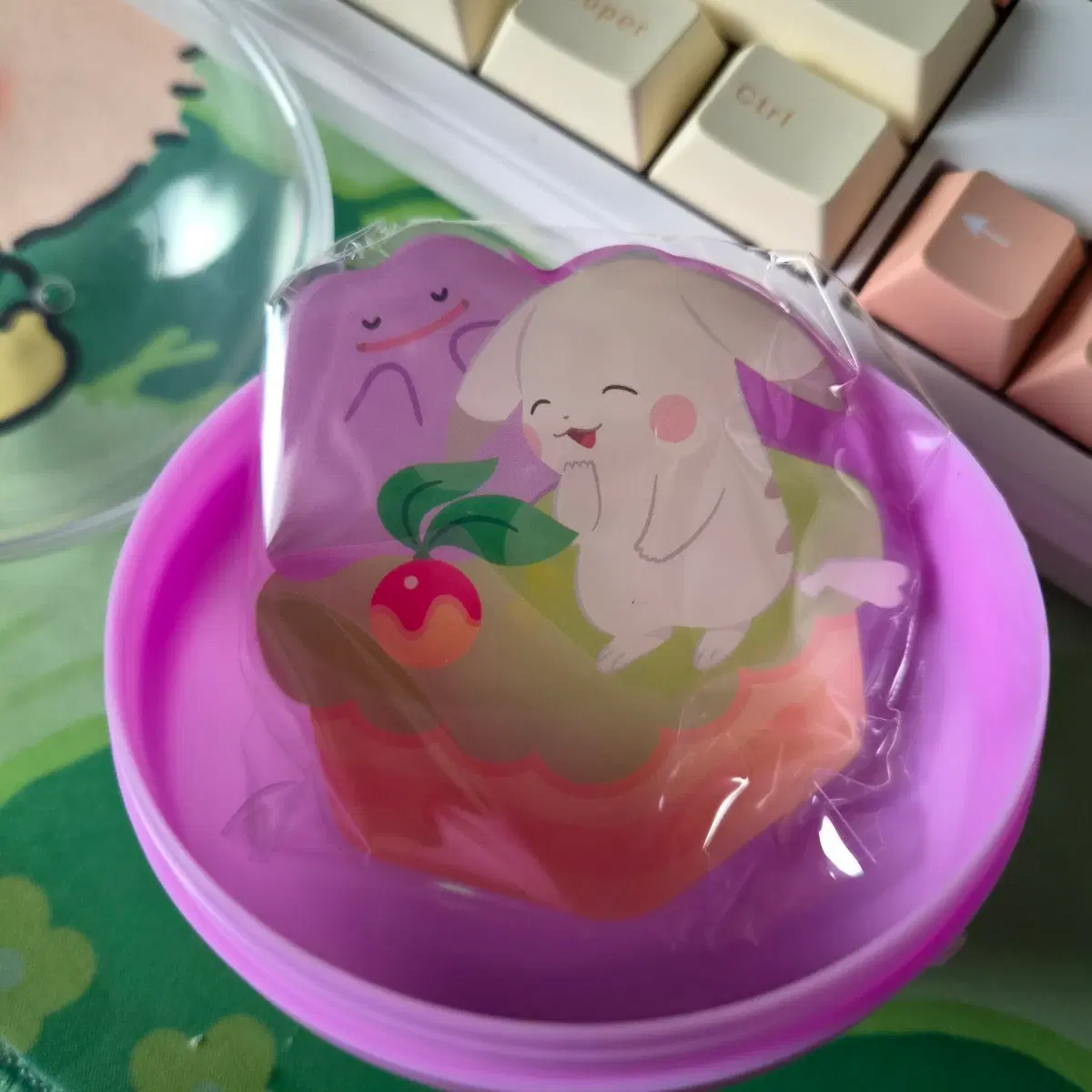 포코피아 창백카츄 그립톡 가챠