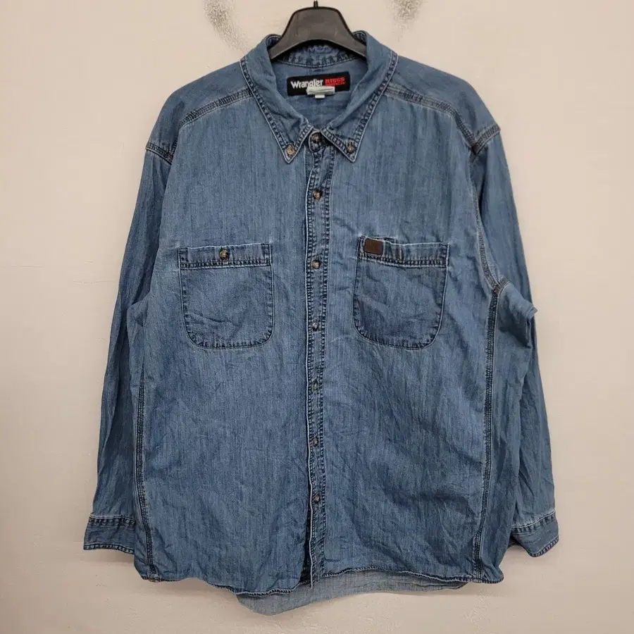 [115/3XL] Wrangler 랭글러 데님 워크 셔츠 / USA