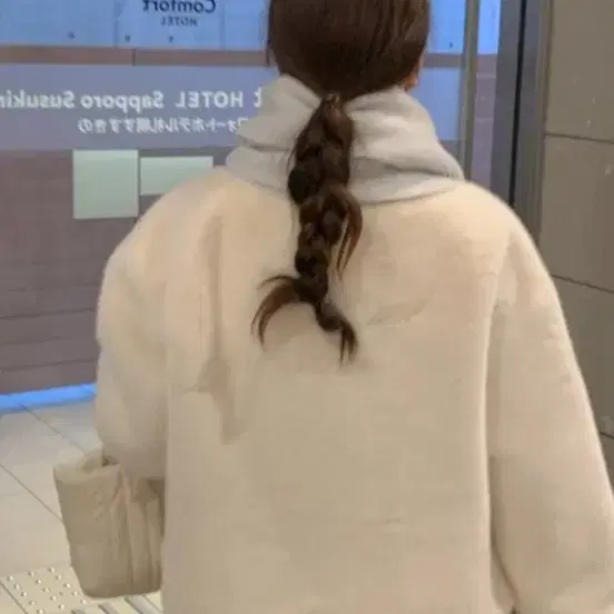 퍼 크롭 자켓