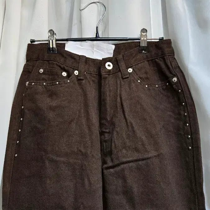 S,M,L 685 앞포인트 기모 부츠컷 브라운진