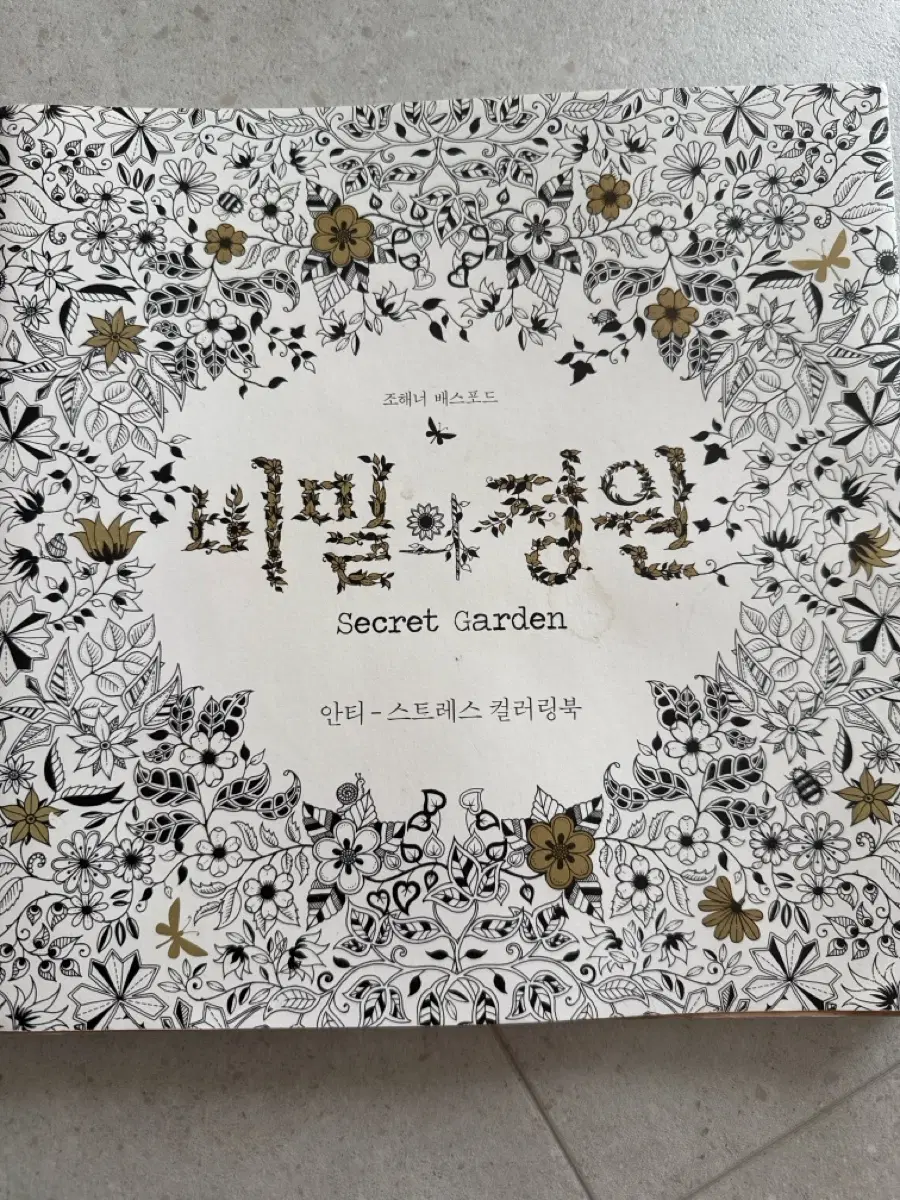 비밀의 정원 컬러링북