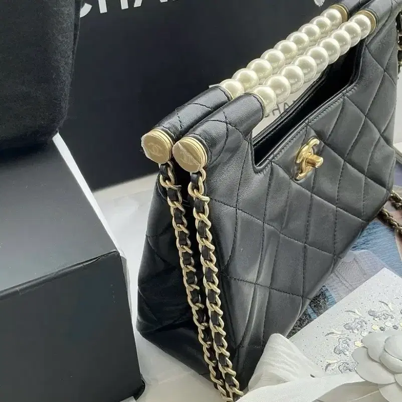 샤넬 CHANEL SS25 프리 컬렉션 램스킨 쇼퍼백 사진 7