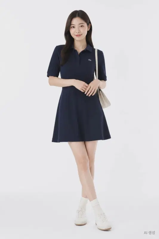 라코스테 네이비 여자 38사이즈 원피스 O4519