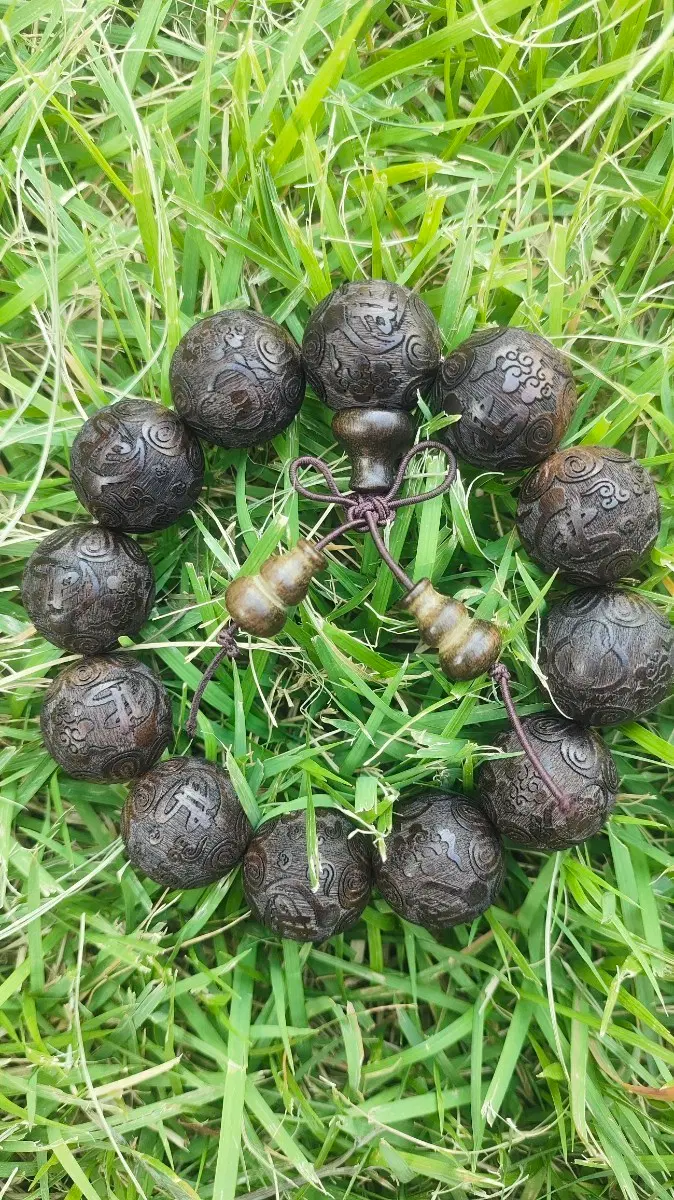 붓다 은침무 염주 20mm
