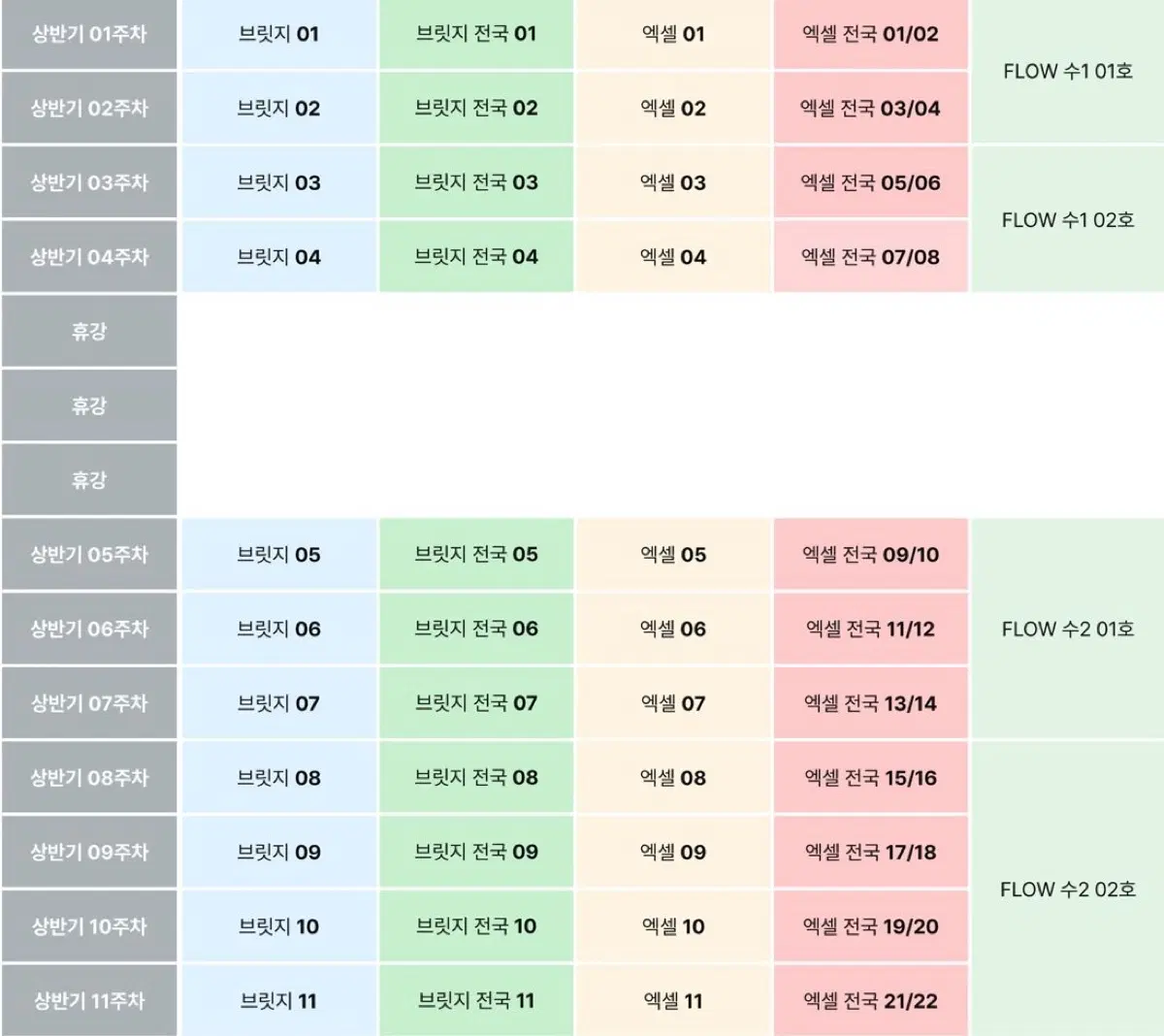 2025 시대인재 엑셀러레이터 공통, 미적분, 전국 전회차(총 55회분)