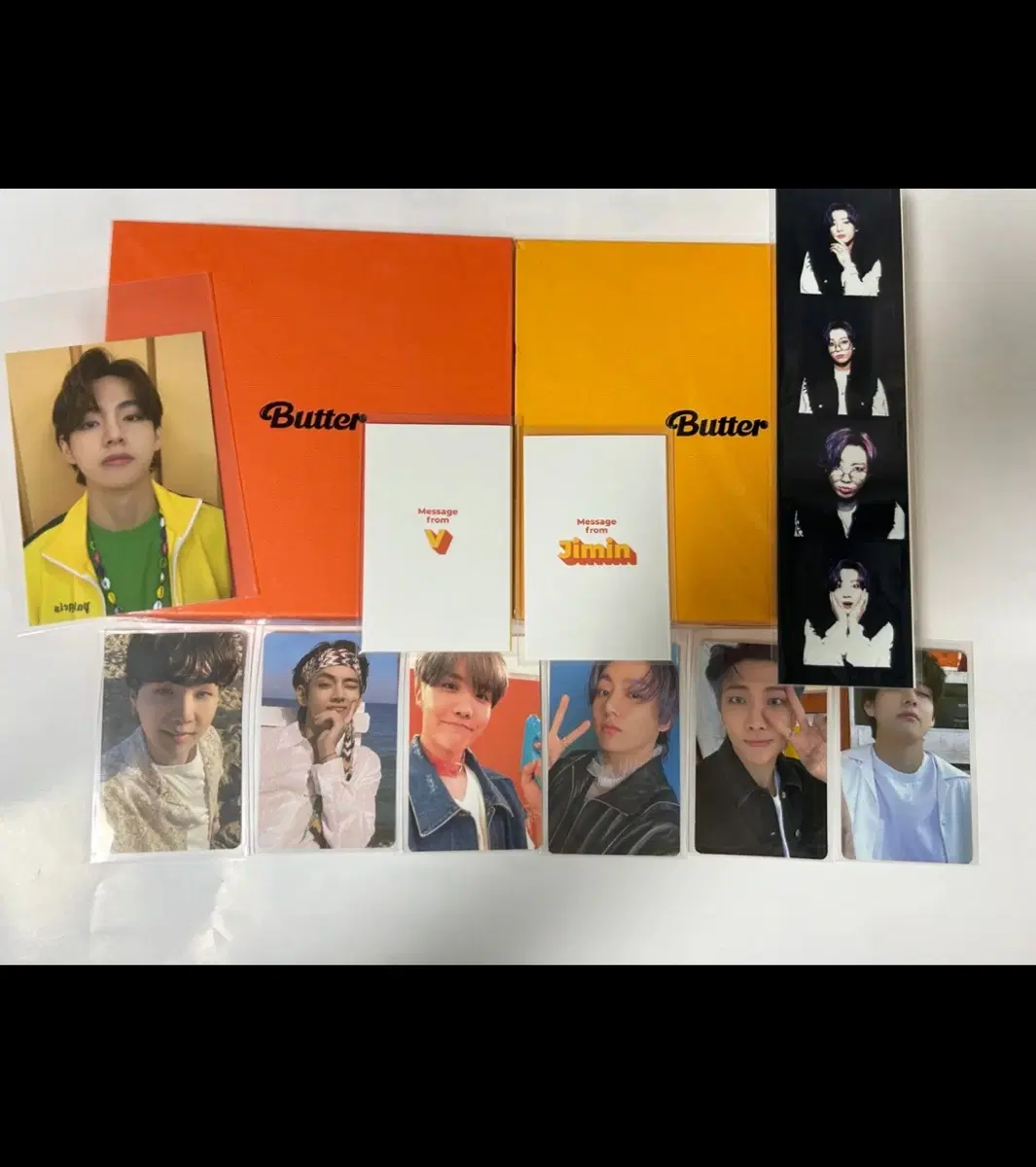 방탄 버터 앨범 특전 포카 네컷 틴케이스 포스터 풀셋 일괄 세트 양도