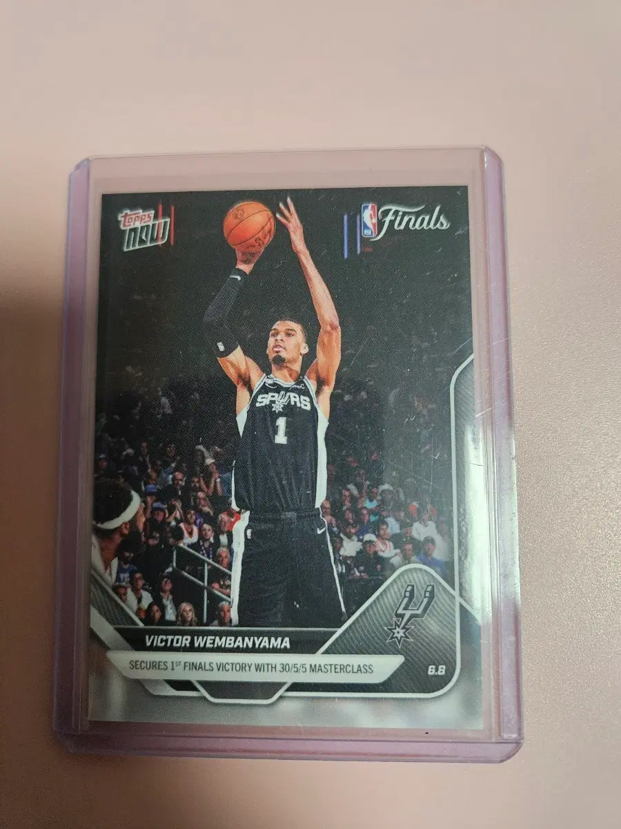 NBA)빅터 웸반야마 2026 Topps Now 파이널 30-5-5 기념