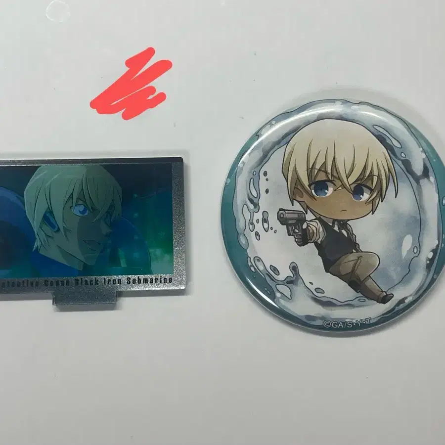 (일괄) 명탐정 코난 아무로 토오루 굿즈 아크릴 뱃지