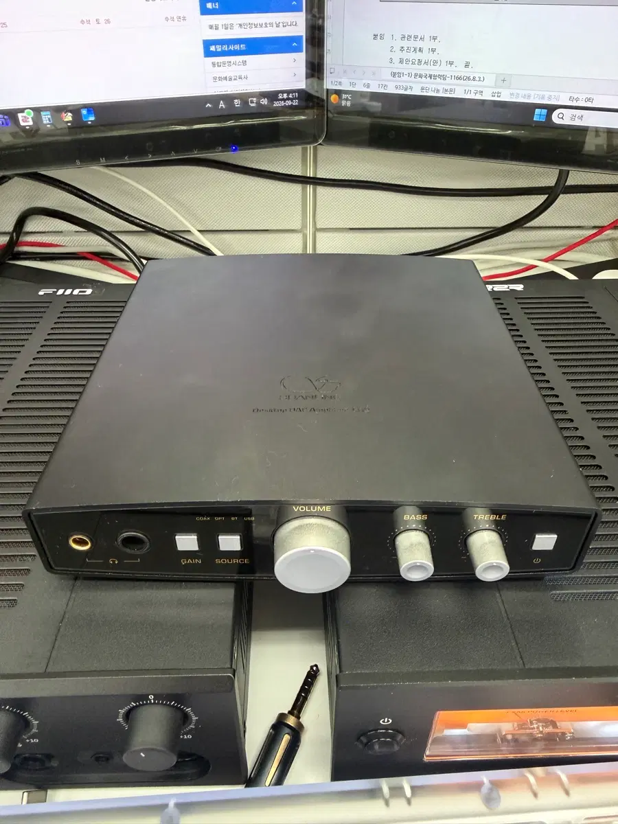 샨링 EH2 데스크탑 R2R DAC 앰프 블랙