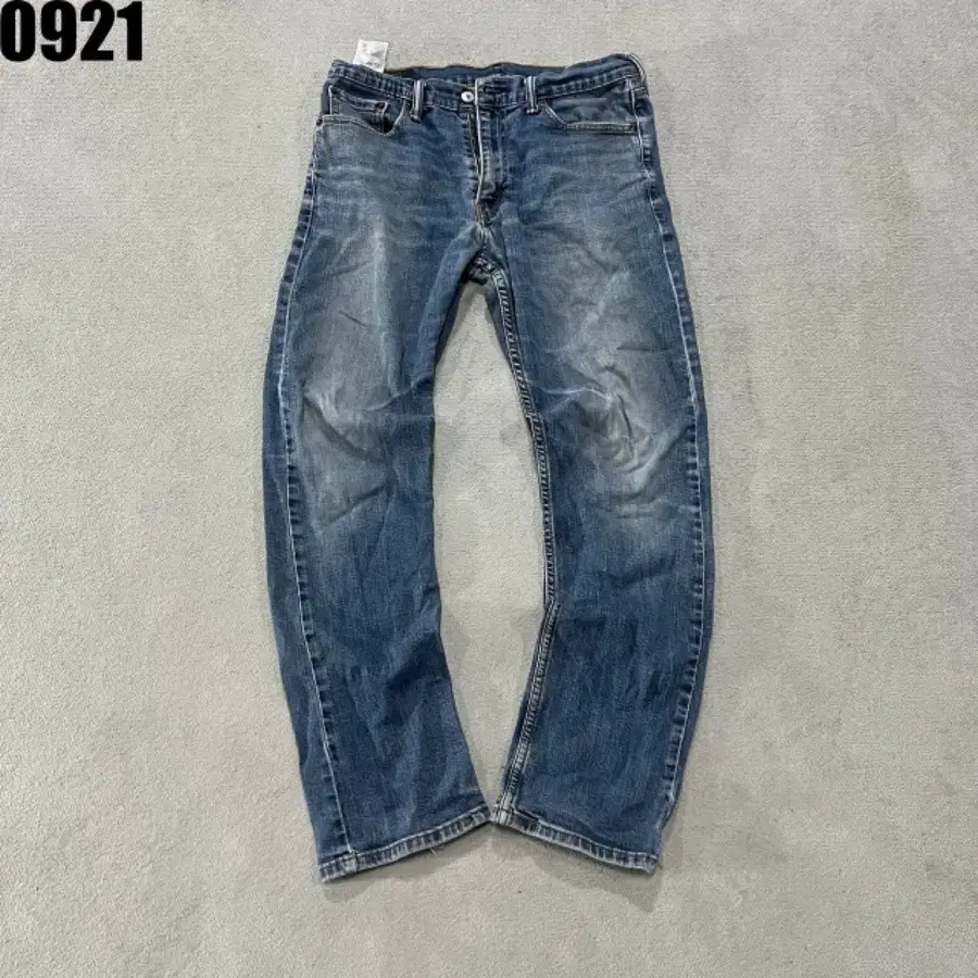 리바이스513 W32 L32 청바지 빈티지 워싱 데님 L