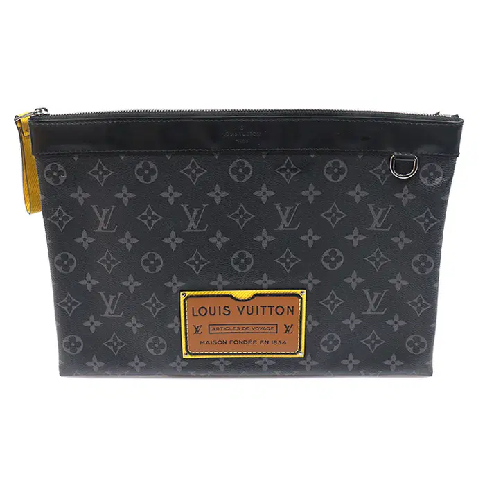 Louis Vuitton(루이비통) M69256 모노그램 이클립스 캔버스 포쉐트 디스커버리 GM 클러치 MUJ45012LV
