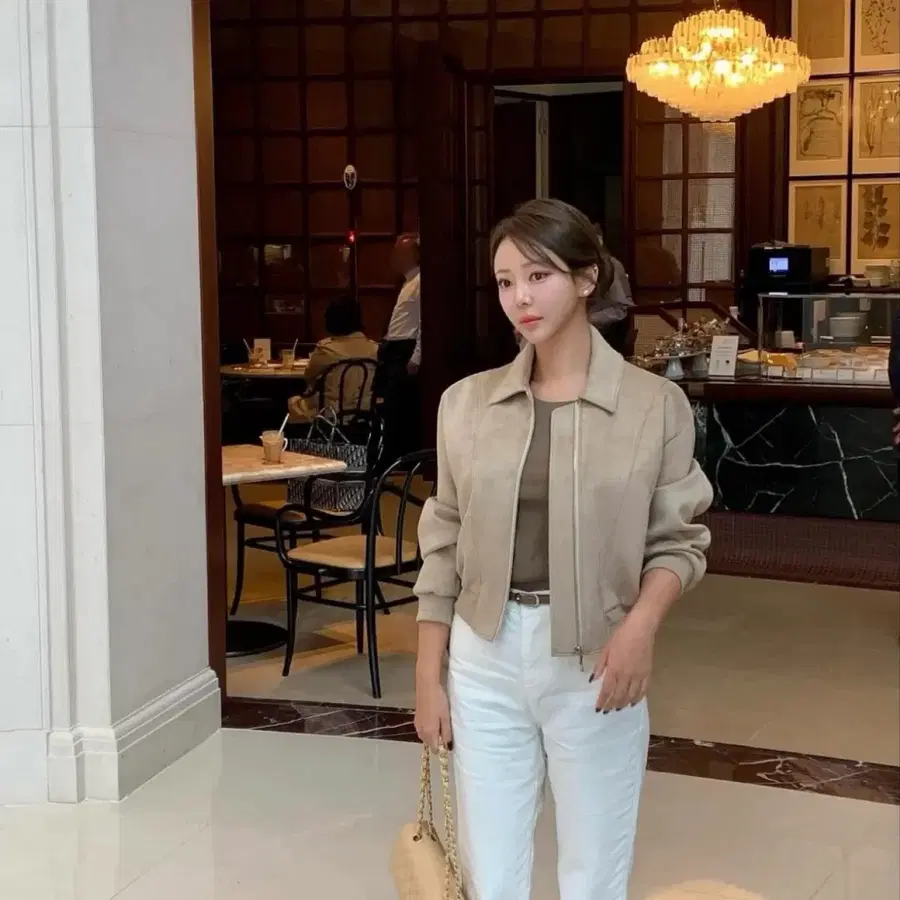 쥬드마켓 클래식 봄버 자켓 (새상품)