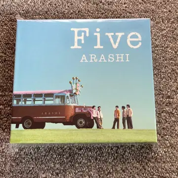 아라시 Five CD+Blu-ray 아라시 ARASHI 초회 한정판