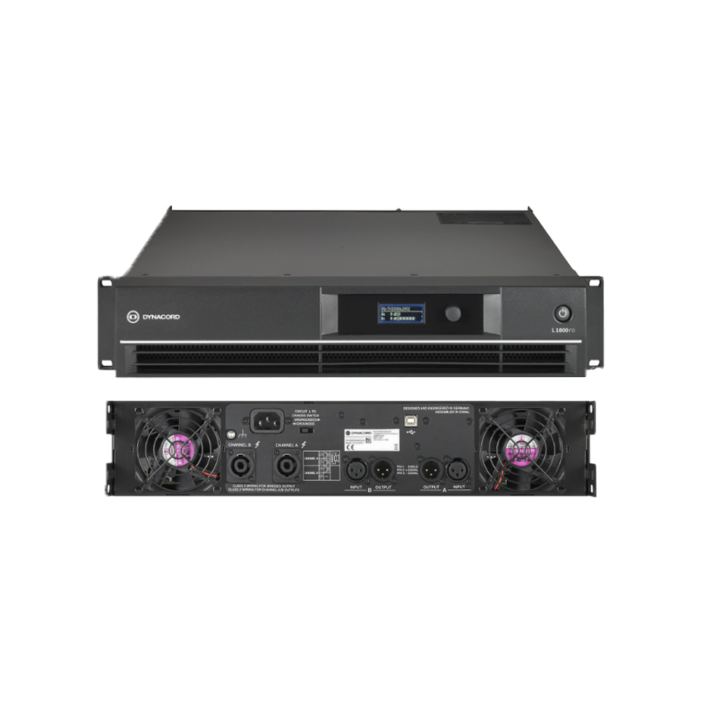 EV Dynacord L1800FD 2채널 파워앰프 950W 라이브용 행사용 공연용