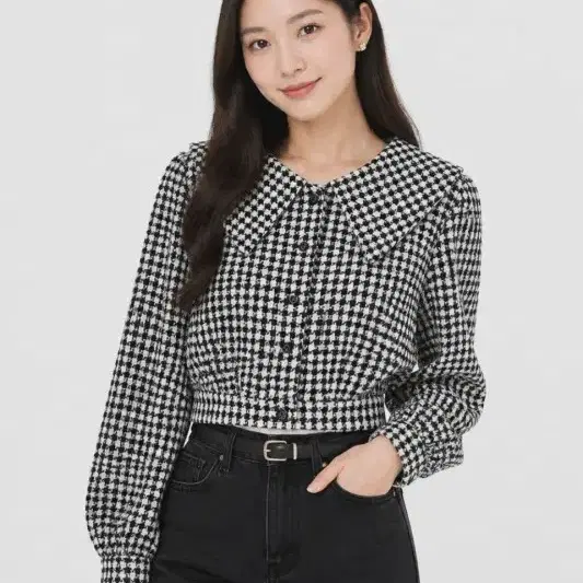 더틸버리 블랙 여자 프리 블라우스 O4535