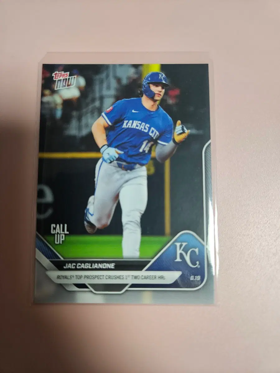 캔사스시티)잭 캐글리온 2025 Topps Now 한경기 2홈런 기념