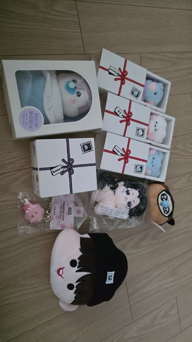 BTS 인형 일괄 BT21 미니니 망 꾹뚜기 콧물키링 등