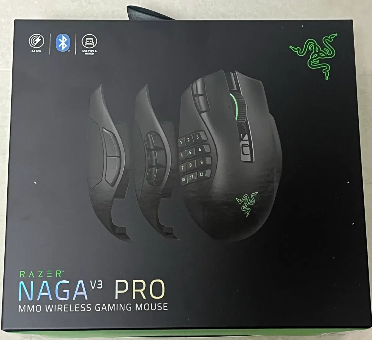 레이저 나가 V3 프로 무선 게이밍 마우스 판매합니다 razer naga v3 pro