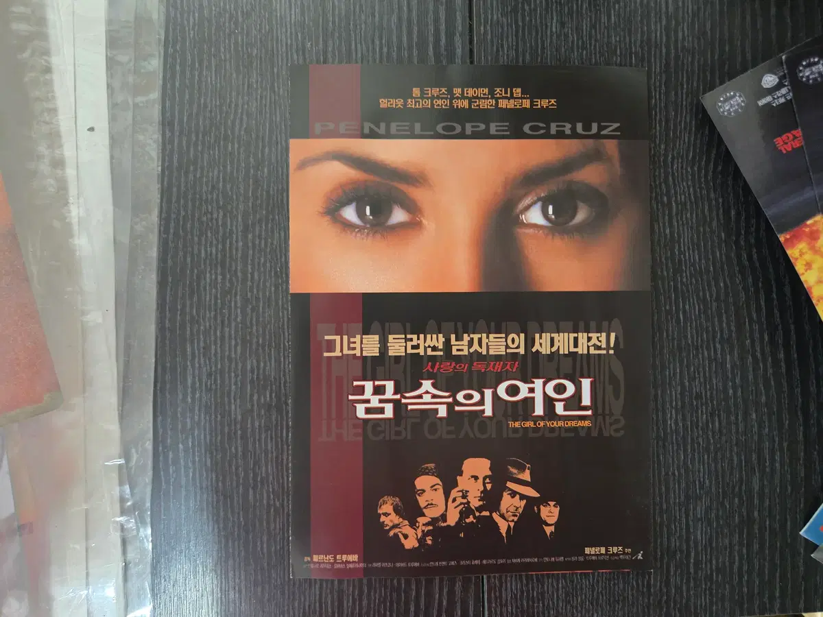 꿈속의 여인/영화전단지/영화자료/고전희귀