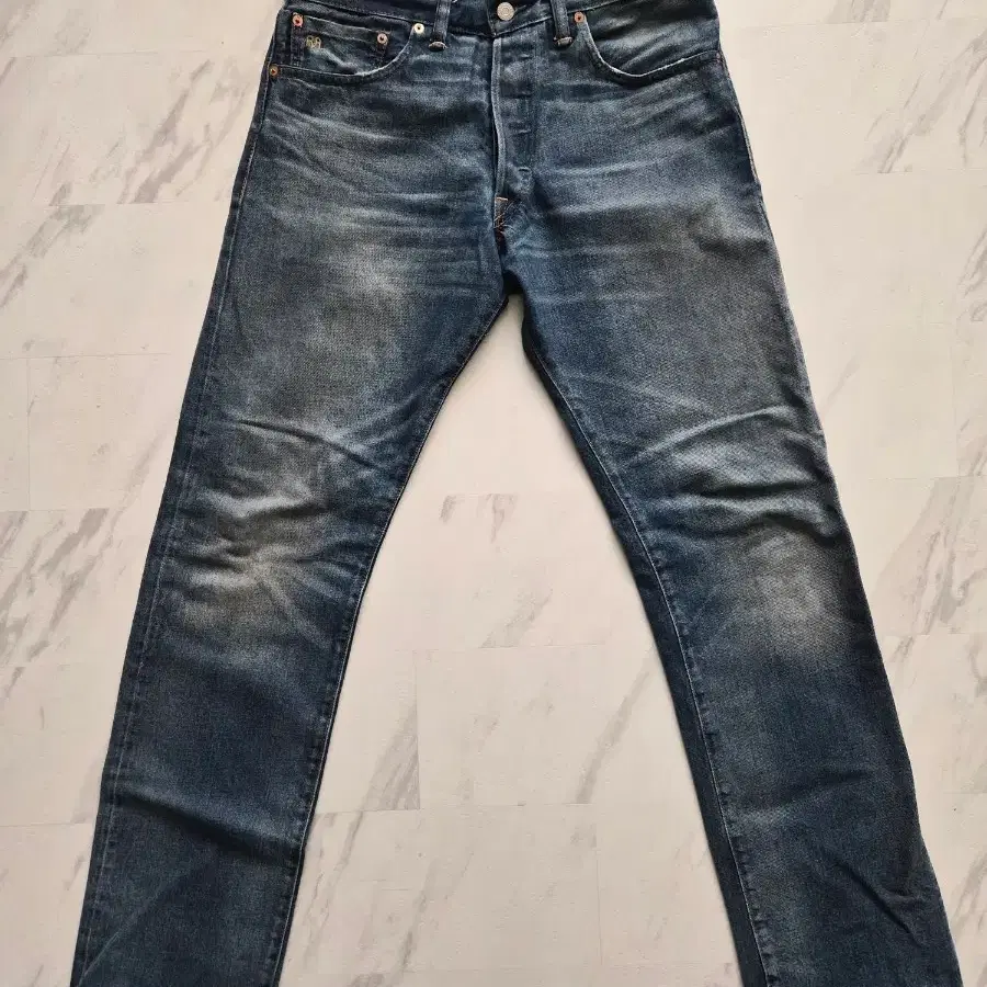 RRL 로우 스트레이트 데님 33x32
